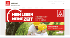 Desktop Screenshot of igmetall-bonn-rhein-sieg.de
